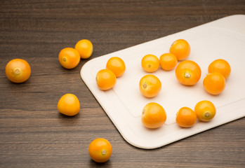 Cape gooseberry, delicious fruit also called Physalis peruviana.