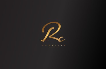 Monogram Signature Letter Rc Logotype