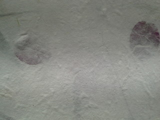 footprints in the sand