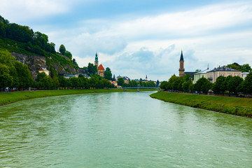 Salzach River Salzburg Austria