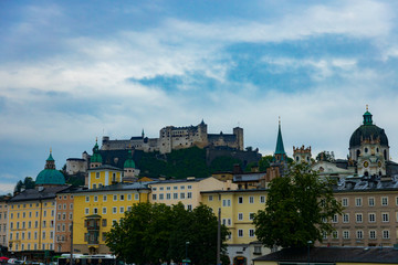 Fototapeta na wymiar Hohensalzburg Fortress Salzburg Austria 