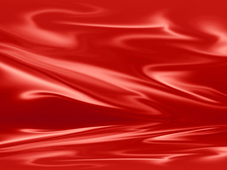 Abstract red background for web design templates, christmas, valentine, product studio room and business report with smooth gradient color. Red cloth texture or red liquid background.