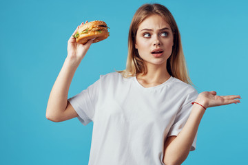 woman with bread