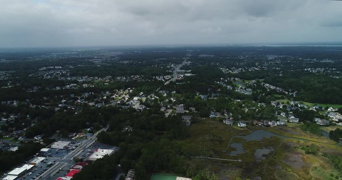 Aerial view of Bethany Beach, Delaware
