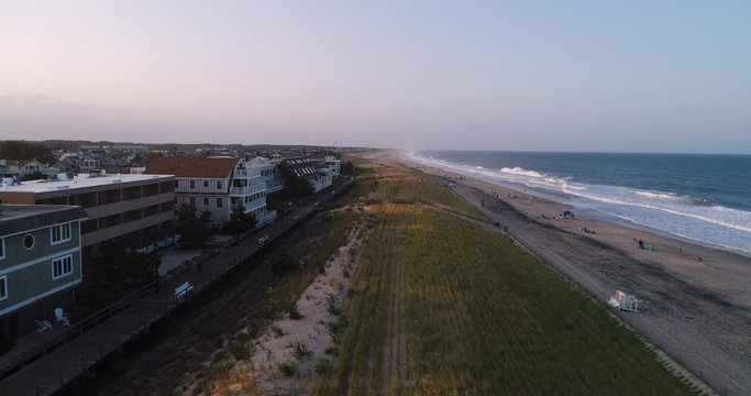 An aerial view of Bethany Beach, Delaware