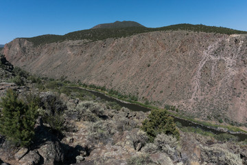 Rio Grande Del Norte vista, New Mexico.