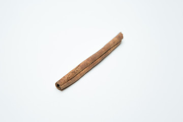 Cinnamon on a  white background