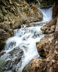 Obraz premium waterfall in forest