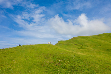 Amazing landscape partial part of Batanes Island located in Philippines.. Image shot by drone.