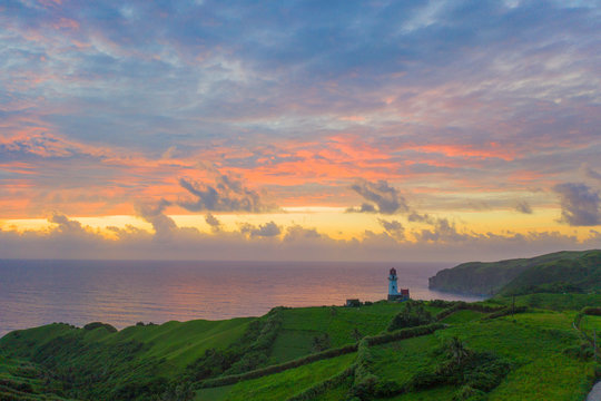 Amazing landscape partial part of Batanes Island located in Philippines.. Image shot by drone.
