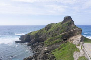 Amazing landscape partial part of Batanes Island located in Philippines.. Image shot by drone.