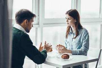 businesswoman working in office