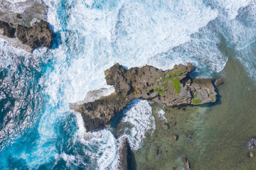 Amazing landscape partial part of Batanes Island located in Philippines.. Image shot by drone.
