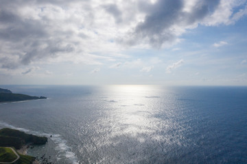 Amazing landscape partial part of Batanes Island located in Philippines.. Image shot by drone.