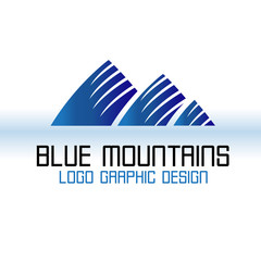 Fototapeta premium Logo mountains icon logotype vector