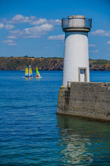 Fototapeta na wymiar lighthouse in Camaret-sur-Mer. Finister.Brittany. France