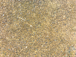 pebbles on the street
