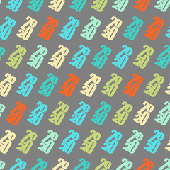 2020 pattern seamless. number background. New Year texture