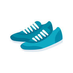 shoes of sport isolated icon vector illustration design