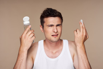 young man with light bulb