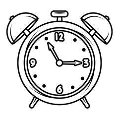 alarm clock wake up pop art style