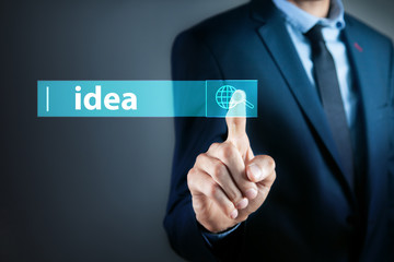 Internet search for business ideas,