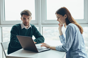 Obraz premium business people working in office