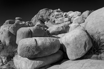 Granite boulders