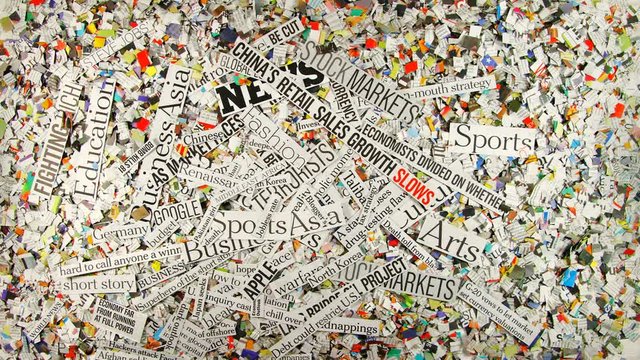 stop motion random news headlines 