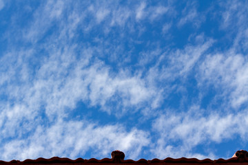 fence and blue sky
