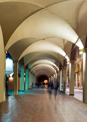 Bologna - Characteristic porticoes