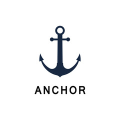 Anchor icon Logo Template vector