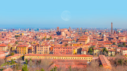 Fototapeta na wymiar Panoramic view of Bologna, Italy