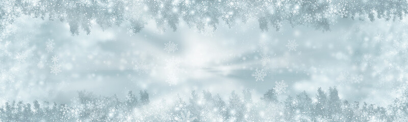 white snow blur abstract background. Bokeh Christmas blurred beautiful shiny Christmas lights