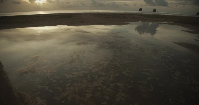 Epic reflections of the three sisters located in Colombus bay, Trinidad and Tobago