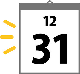 12月31日の日めくりカレンダー