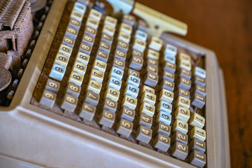 Calculadora mec&aacute;nica 