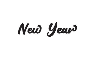 Elegant Merry Christmas and Happy New Year Card Design. Happy Holiday Card. Greeting Card