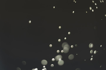 Abstract bokeh lights with light Silver background