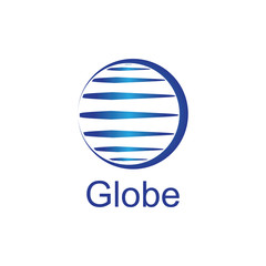 globe logo and icon Vector design Template-Vector