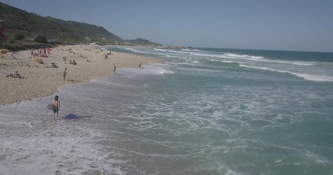 Paisagem Praia Mole Surf Florian&oacute;polis Santa Catarina Brasil
