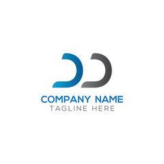 Obraz premium Initial DD Letter Logo With Creative Modern Business Typography Vector Template. Creative Letter DD Logo Vector.