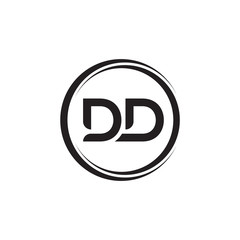 Initial DD Letter Logo With Creative Modern Business Typography Vector Template. Creative Letter DD Logo Vector.