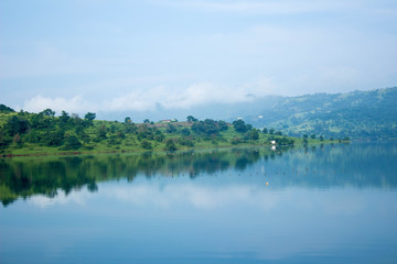 Fototapeta premium Dam reflection