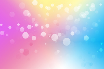 Abstract background colorful bokeh blur