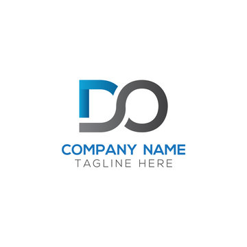 Initial DO Letter Logo With Creative Modern Business Typography Vector Template. Creative Letter DO Logo Vector.