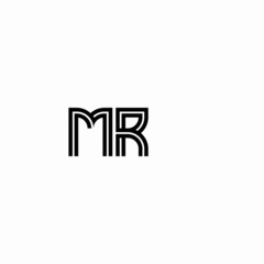 Initial outline letter MR style template