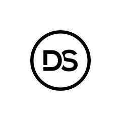 Initial DS Letter Logo With Creative Modern Business Typography Vector Template. Creative Letter DS Logo Vector.