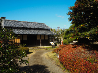 田中城跡地、藤枝、ふじえだ、焼津、やいづ、YAIZU、FUJIEDA、紅葉、和風、古民家、