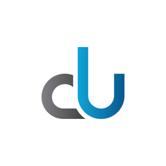 Initial DU Letter Logo With Creative Modern Business Typography Vector Template. Creative Letter DU Logo Vector.